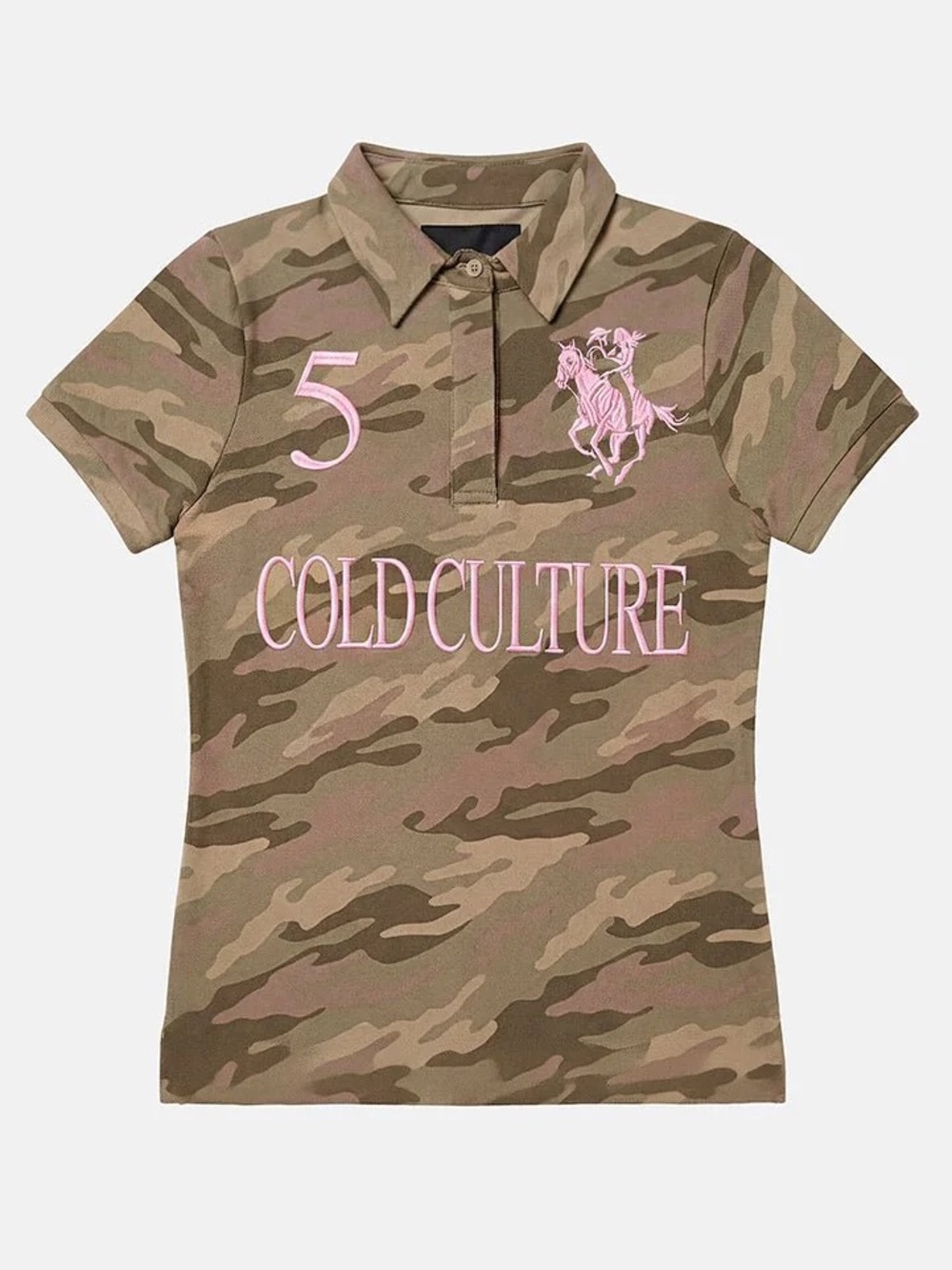 COLD CULTURE CAMO CLUB POLO